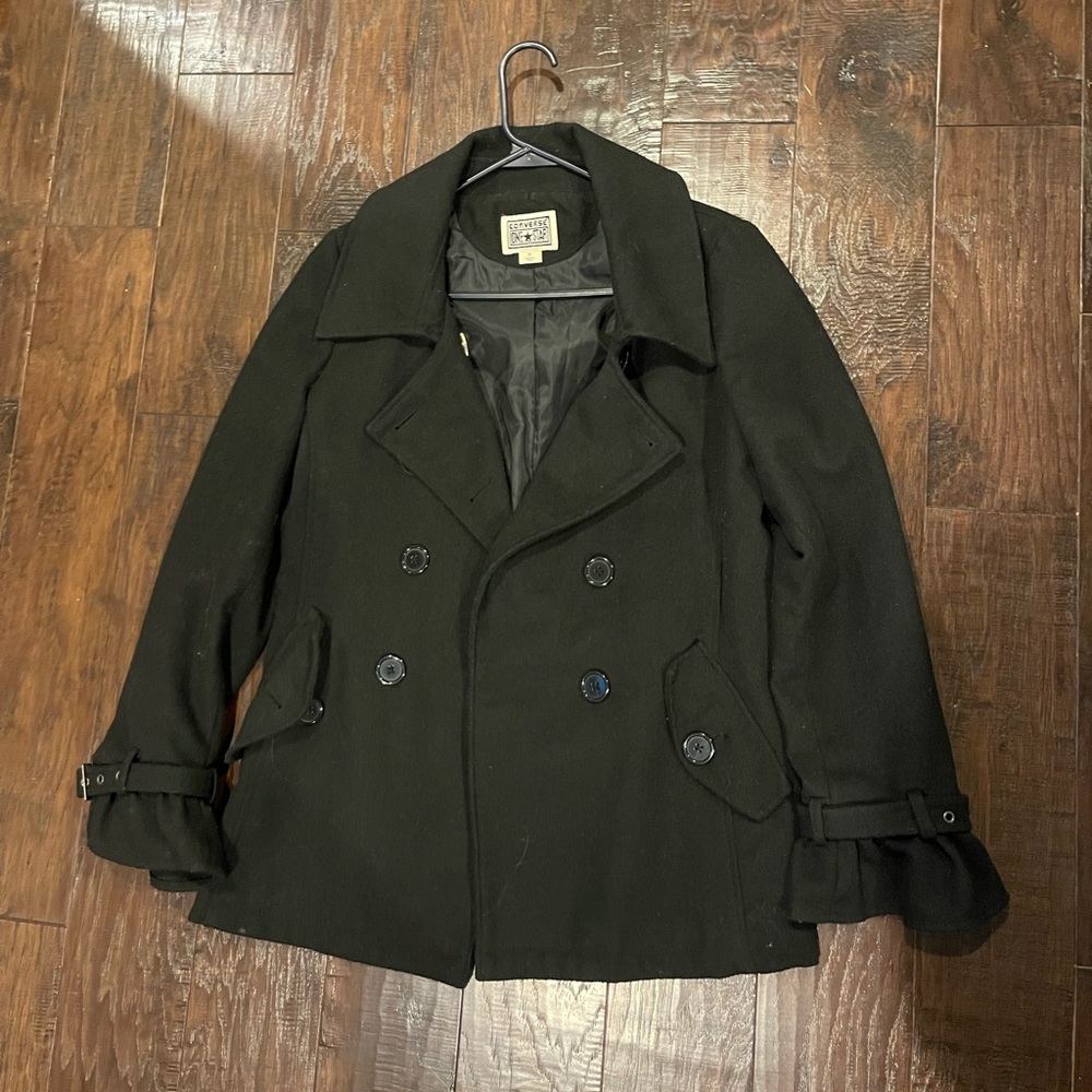 Converse black coat size M